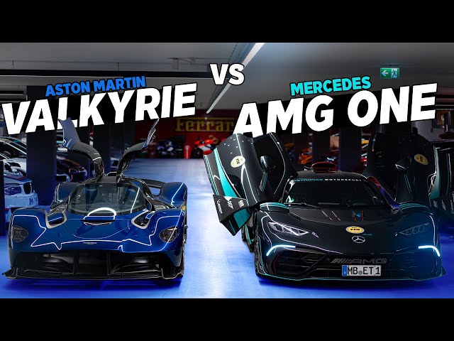 Mercedes AMG ONE vs. Aston Martin Valkyrie | Welcher ist besser?