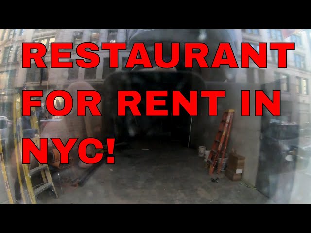 Have asking rents for restaurant spaces dropped in Manhattan or not?