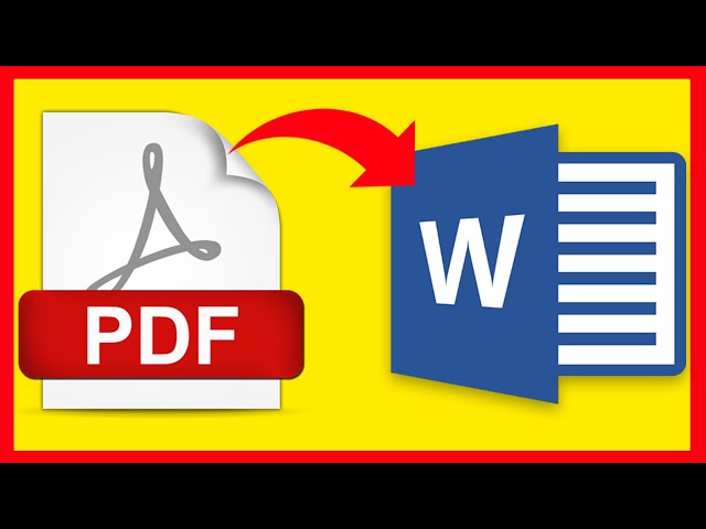 How to Convert PDF to WORD