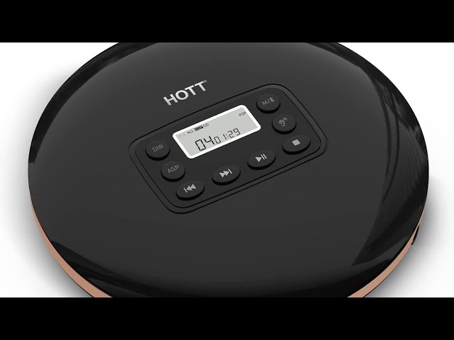 This is HOTT!  A Portable CD Player with Bluetooth 5.0!  HOTT 711T