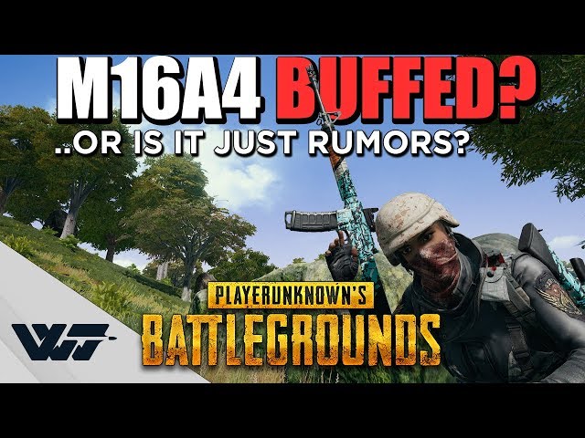 TEST: Did the M16A4 get BUFFED? Or is it just a rumor? -PUBG
