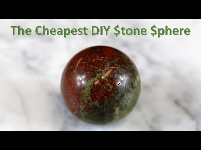 Stone Spheres- The Cheapest Way (DIY)