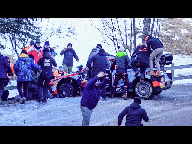 WRC Rallye Monte Carlo 2024 | CRASHES & MAX ATTACK [VBB]