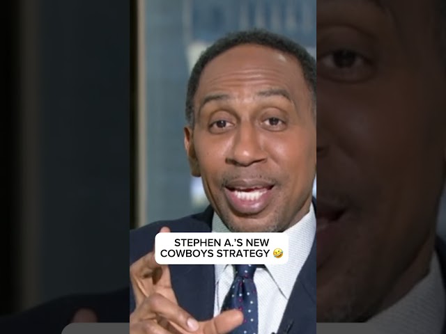 Don't believe Stephen A. when he says GOOD THINGS about the Cowboys 🤣 #shorts