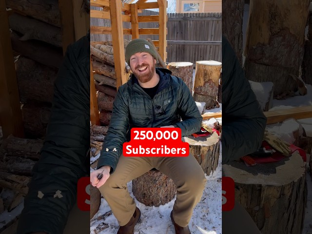 We did it!! Thank you one and all 250K subscribers #survival #edc #bushcraft