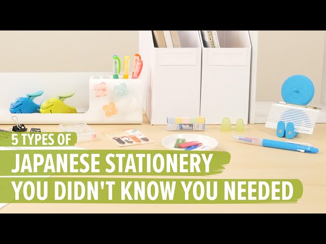 5 Types of Japanese Stationery You Didn't Know You Needed