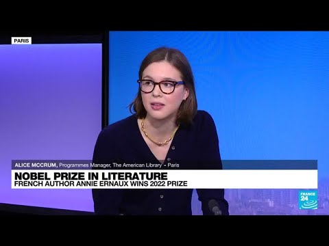 French writer Annie Ernaux awarded Nobel Prize in literature • FRANCE 24 English