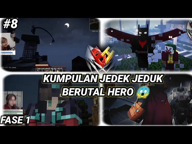 KUMPULAN JEDAK JEDUK BERUTAL HERO FASE 1 MINECRAFT ROLEPALY INDONESIA!! [#8]