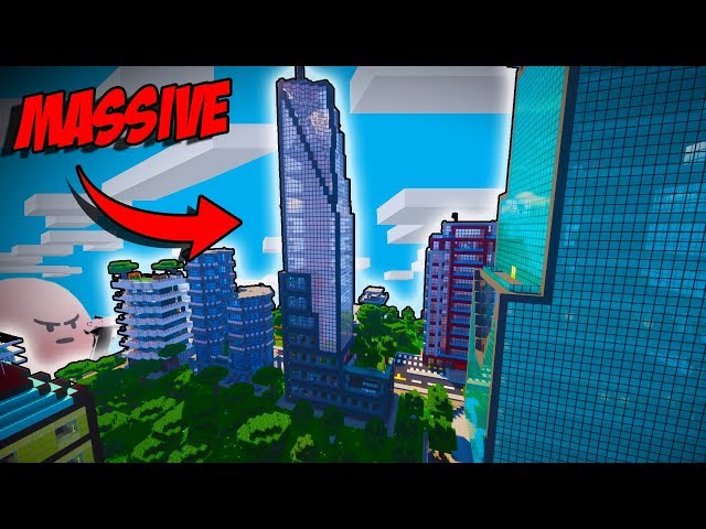 Creating a MASSIVE CITY in Minecraft !?