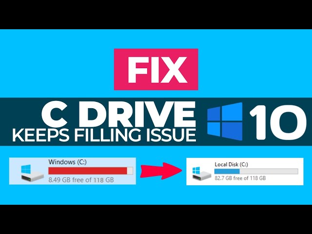 💥Fixed! C Drive Keeps Filling up Automatically Windows 10 || Best 8 Ways