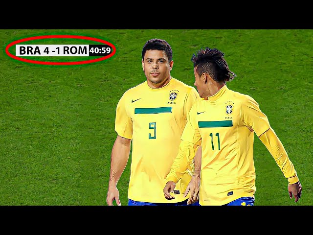 EVEN FULL, RONALDO FENÔMENO PLAYED HIS LAST MATCH AND SHOCKED THE WORLD | Brazil x Romania 2012