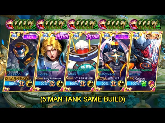 5 MAN TANK WITH A TWIST!? 😱(All Same build)