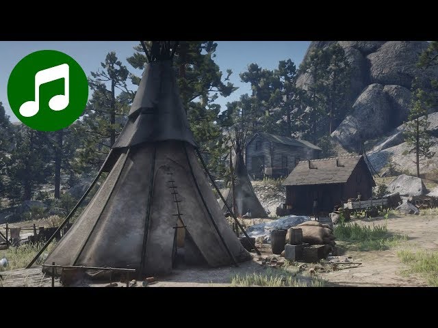 RED DEAD REDEMPTION 2 Ambient Music & Ambience 🎵 Camp in the Mountains (RDR2 Soundtrack | OST)