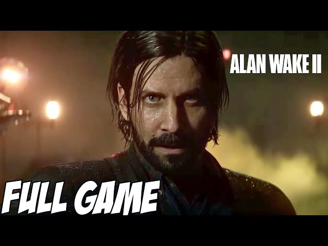 Alan Wake 2 Gameplay Full GAME! Walkthrough Part 1 Review PS5 PC Xbox Series X 2K UHD