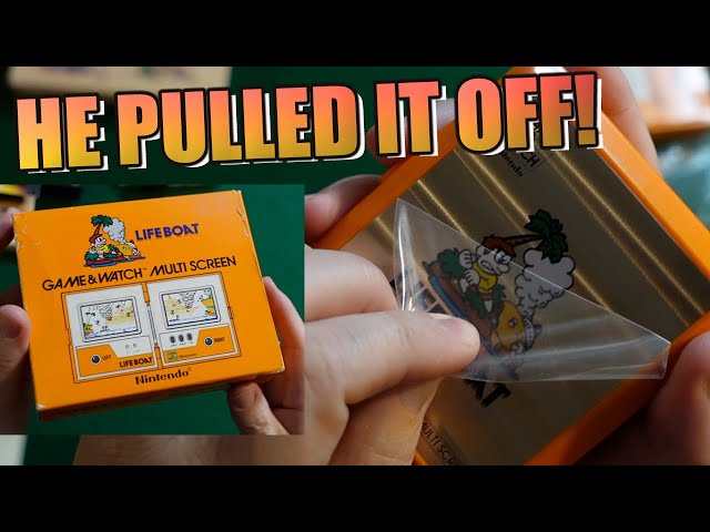 RARE Nintendo Game & Watch Destroyed!