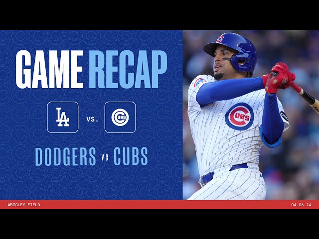 Cubs vs. Dodgers Game Highlights | 4/6/24