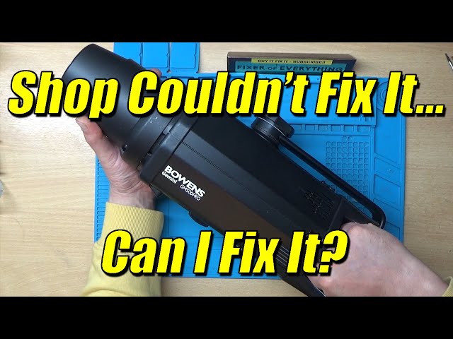 Bowens Gemini GM500 Pro Studio Flash | Official Repairer Couldn't Fix It | Can I FIX it?
