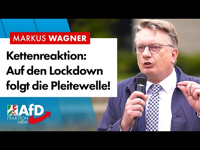 Kettenreaktion: Auf den Lockdown folgt die Pleitewelle! – Markus Wagner (AfD)