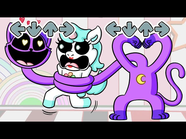 FNF Belike - Poppy Playtime Chapter 3 Animation - CATNAP x CRAFTYCORN Fall In Love?!