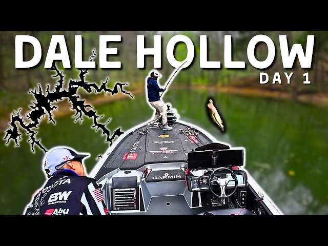 SIGHT FISHING For Dale Hollow Bass (Tournament Day 1)