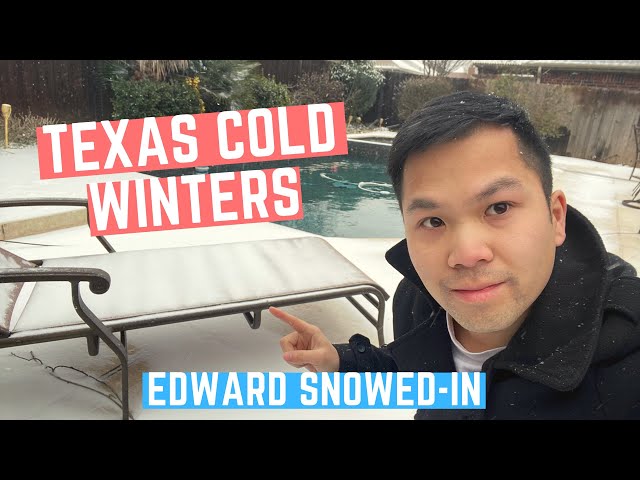 Texas Winter: SNOW, Accidents, Tips for Keeping the House Warm!