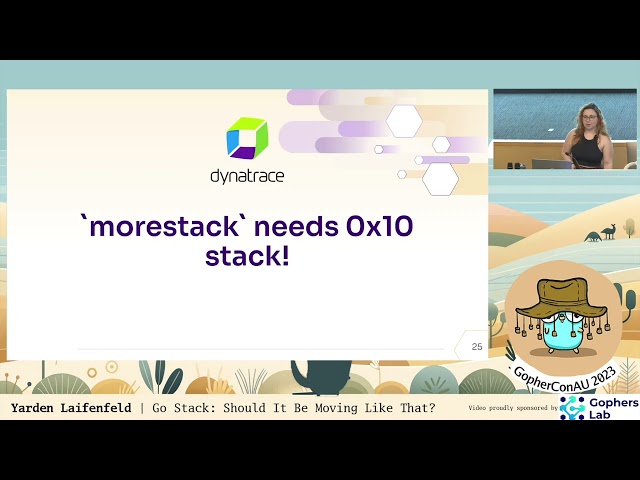 16. Yarden Laifenfeld  - Go Stack: Should It Be Moving Like That? | GopherConAU 2023