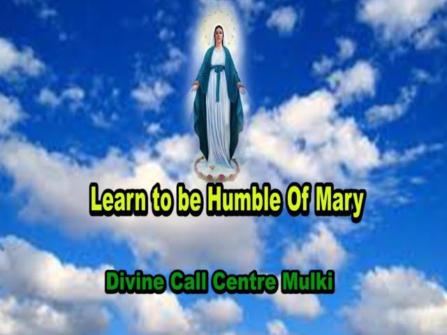 "Let us  be Humble like Mary" Talk by Rev. Fr. Walter Mendonca SVD at Divine Call Centre Mulki
