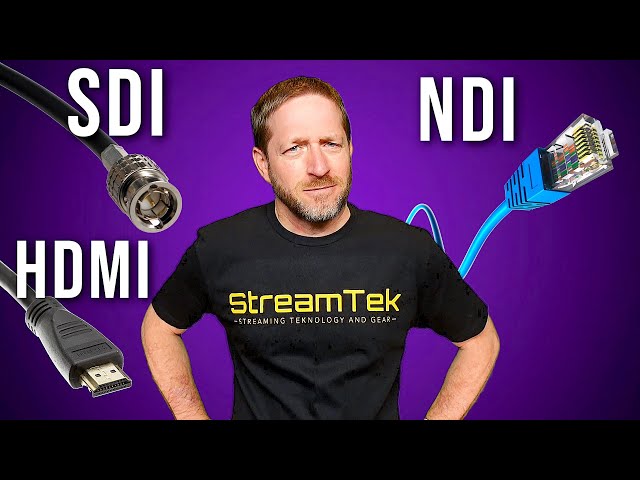 Avoid Confusion! I explain the difference between SDI, HDMI & NDI.