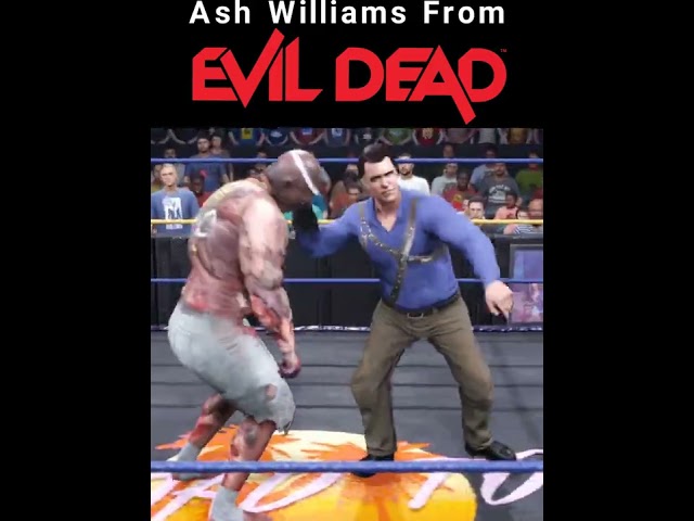Ash Williams From Evil Dead in WWE 2K22 #Shorts