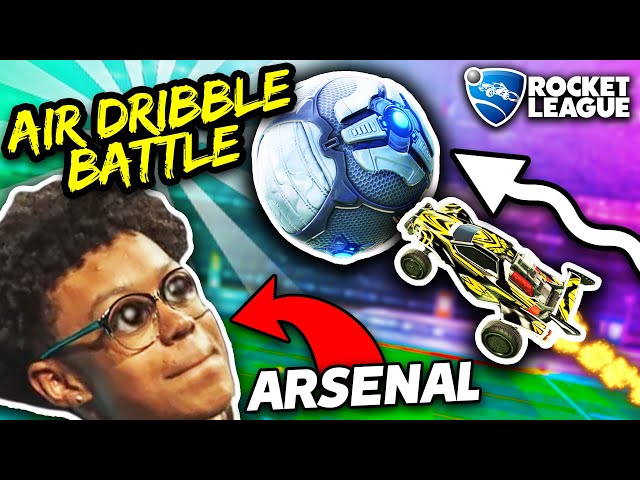 I CHALLENGED ARSENAL TO AN INTENSE AIR DRIBBLE BATTLE