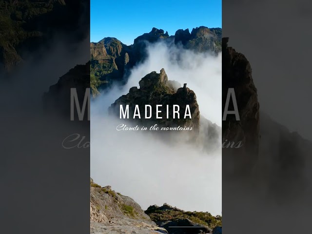 Madeira - clouds in the mountains timelapse