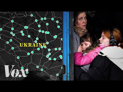 Ukrainians' escape by rail, explained