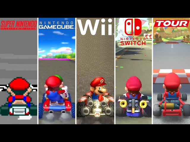 Evolution of Mario Kart (1992-2020)