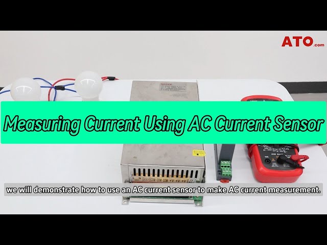 AC Current Meauring with an AC Current Sensor/Transducer