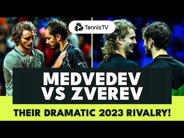 Daniil Medvedev vs Alexander Zverev: The Dramatic Story Of Their 2023 Rivalry!