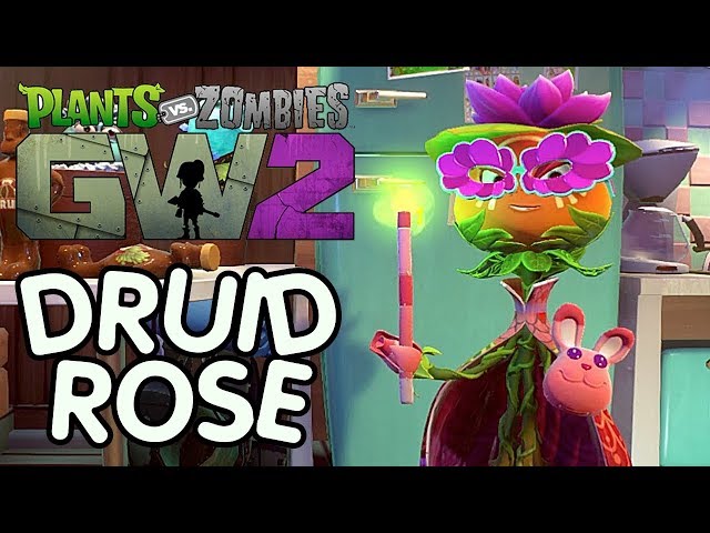 DRUID ROSE vs Garden Ops | Plants vs Zombie Garden Warfare 2 - Walkthrough #2