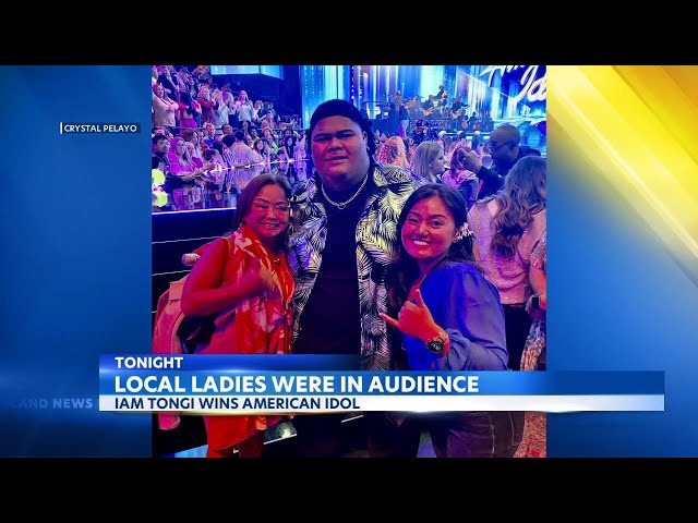 Two Hawaii women in live audience at American Idol finale describe Iam Tongi's win