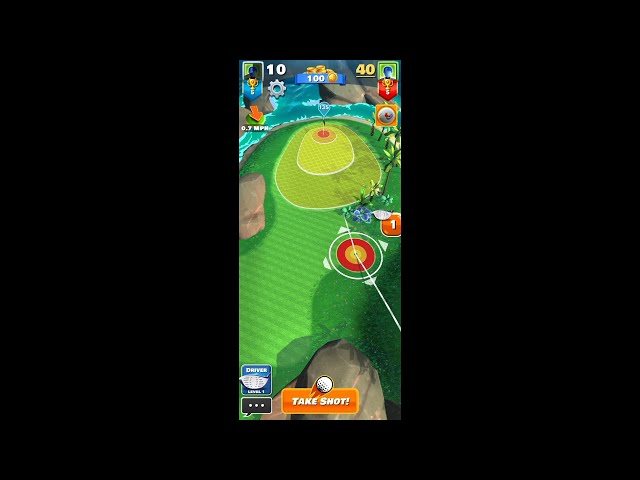 Super Shot Golf (by Hothead Games) - sports game for Android and iOS - gameplay.