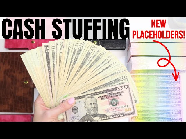 NEW SINGLE MOM CASH STUFFING | CASH BUDGETING | JUST LAUNCHED MY OWN PLACEHOLDERS