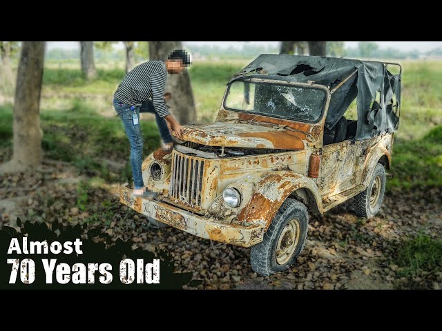 Restoration Old Soviet Gaz-69 Jeep Part 2 - Full Frame Working