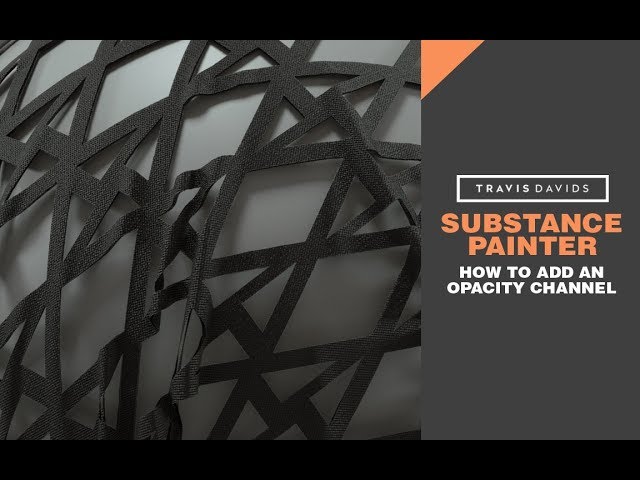Substance Painter - How To Add An Opacity Channel