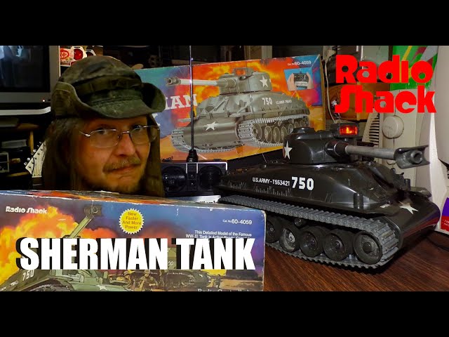 Vintage RC Tank - 1980's RadioShack Sherman