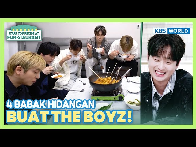 [IND/ENG] THE BOYZ had 4 rounds of Chanwon-kase! | Fun-Staurant | KBS WORLD TV 230807