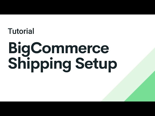Printify Tutorial: Setting Up Shipping with BigCommerce