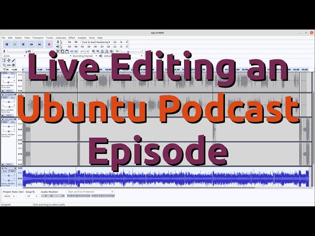 Podcast Editing on Ubuntu in Audacity