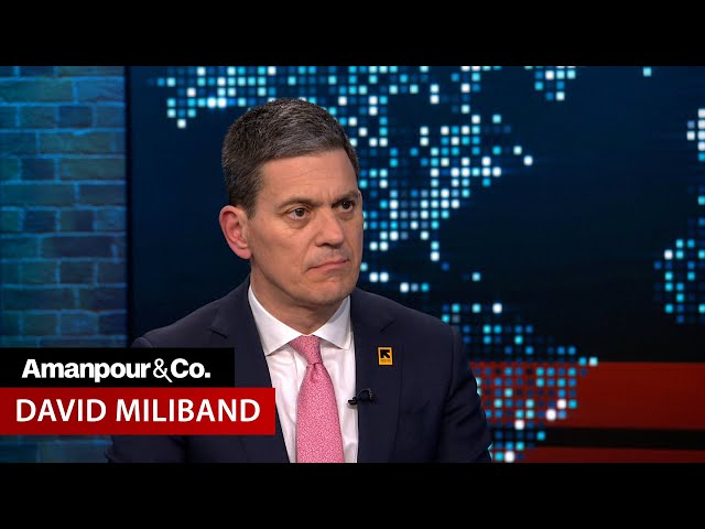 "A Failure of Humanity:" IRC's David Miliband on Impending Famine in Gaza | Amanpour and Company