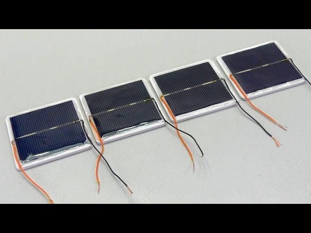 How to Make Solar Panels Yourself with Epoxy Glue