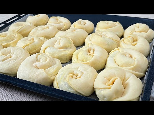 The famous recipe for ACHMA Turkish buns | Very tasty pastries. Iftar.