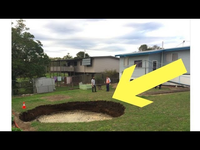 Giant Sinkhole That Appeared In Couple’s Yard Overnight Looks Like The Actual End Of The World