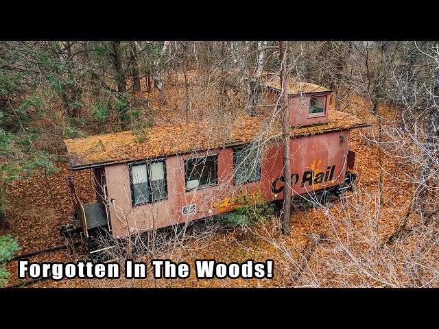 This Vintage 1940's Train Caboose Has Sat ABANDONED in the Forest for Over 30 Years!